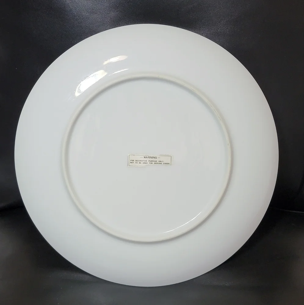 A Good Mother Makes a Happy Home Blue White Plate 9